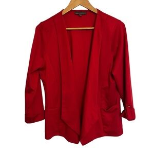Classic edition Women's Red Open Front Blazer